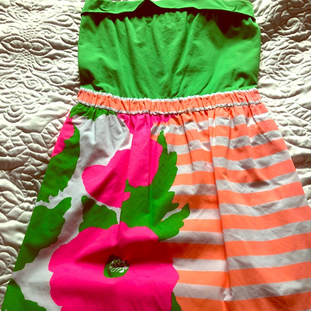 Lilly Pulitzer strapless dress